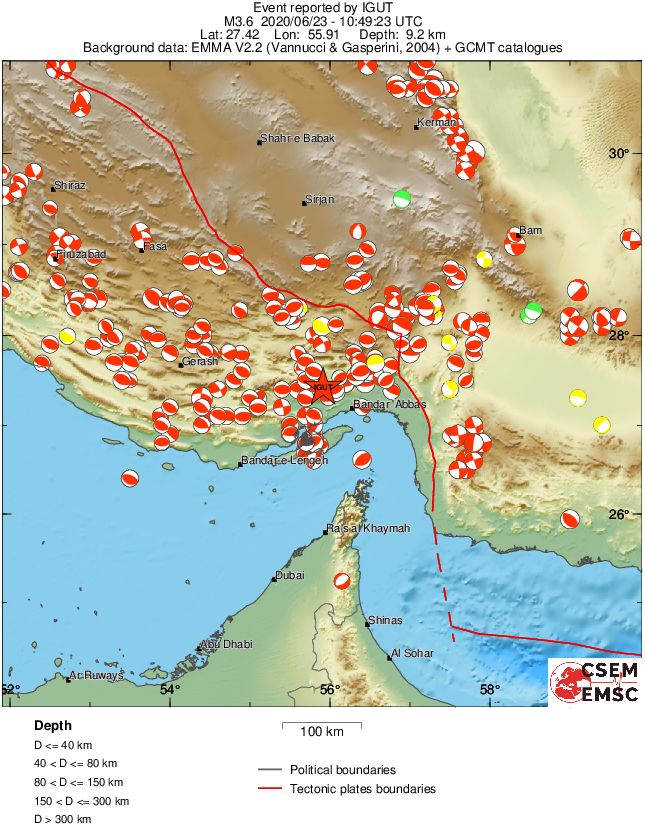 Regional moment Tensor
