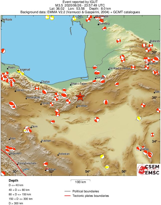 Regional moment Tensor