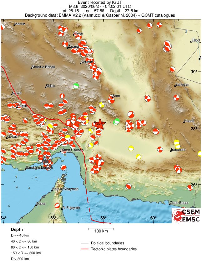 Regional moment Tensor