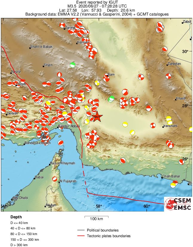 Regional moment Tensor