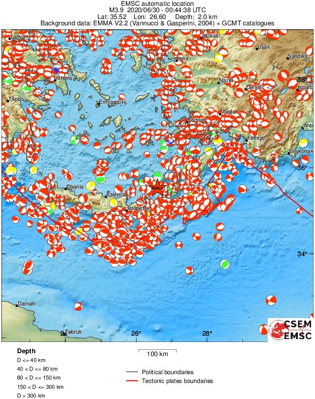 Regional moment Tensor