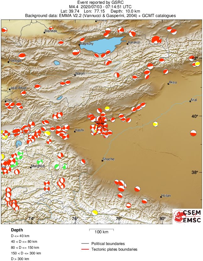 Regional moment Tensor