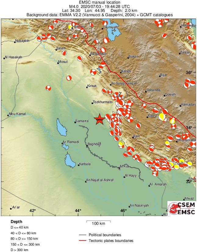 Regional moment Tensor