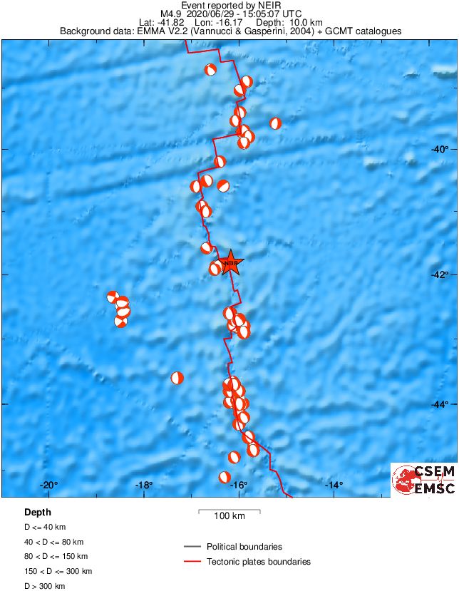 Regional moment Tensor
