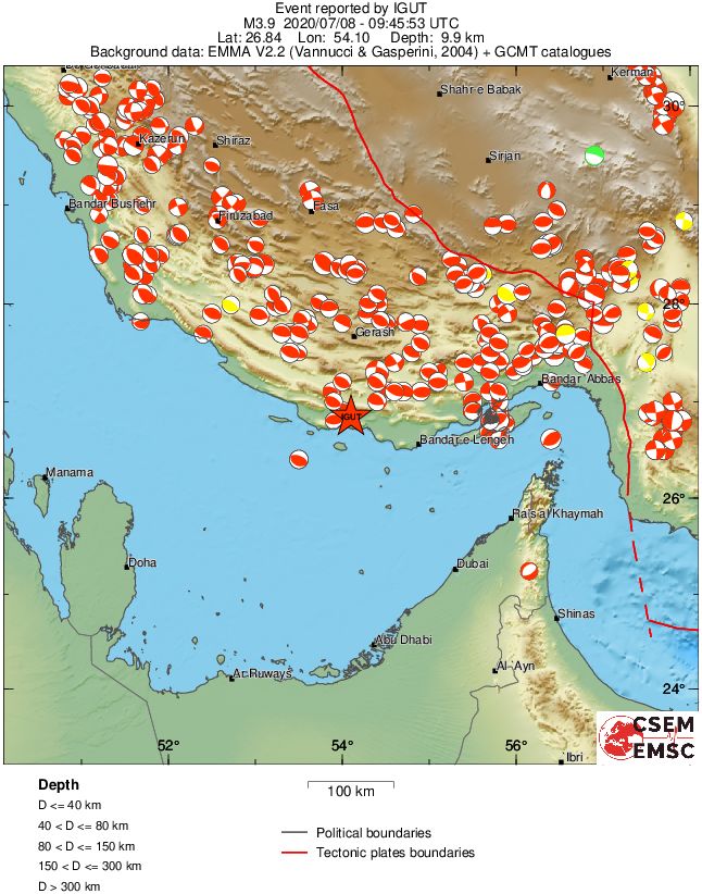 Regional moment Tensor