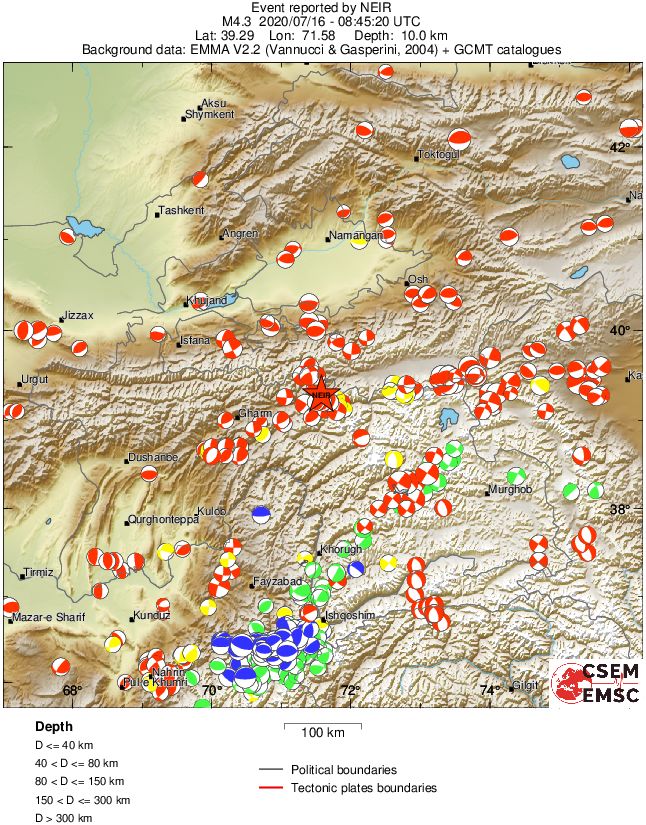Regional moment Tensor