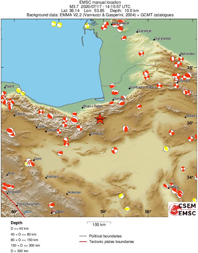 Regional moment Tensor