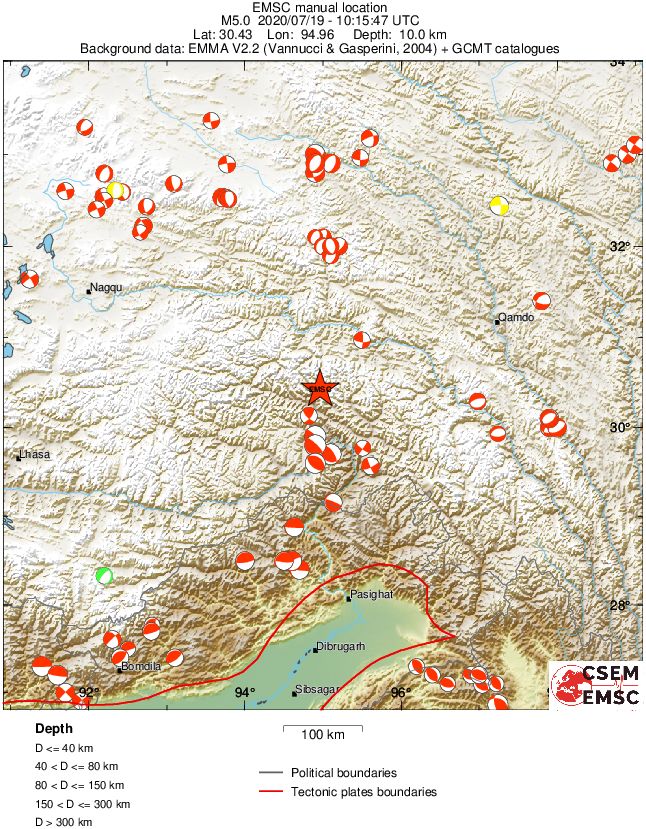 Regional moment Tensor