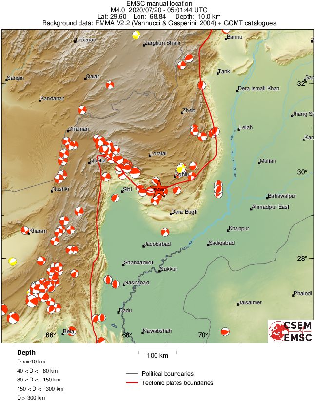 Regional moment Tensor