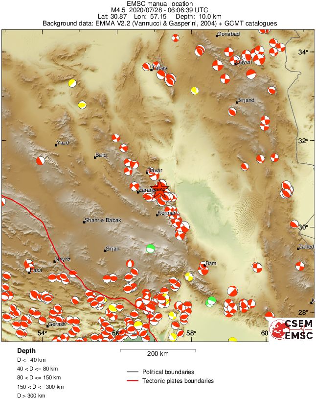Regional moment Tensor