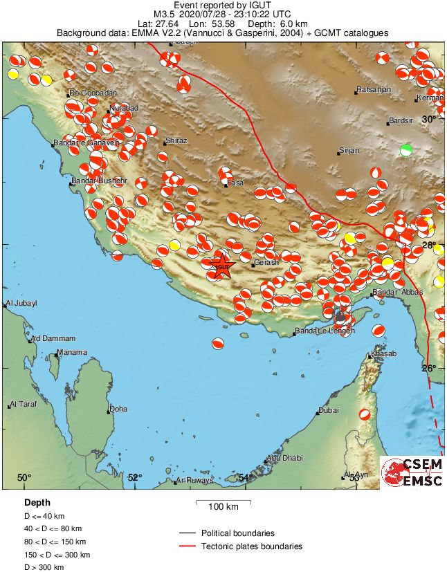 Regional moment Tensor