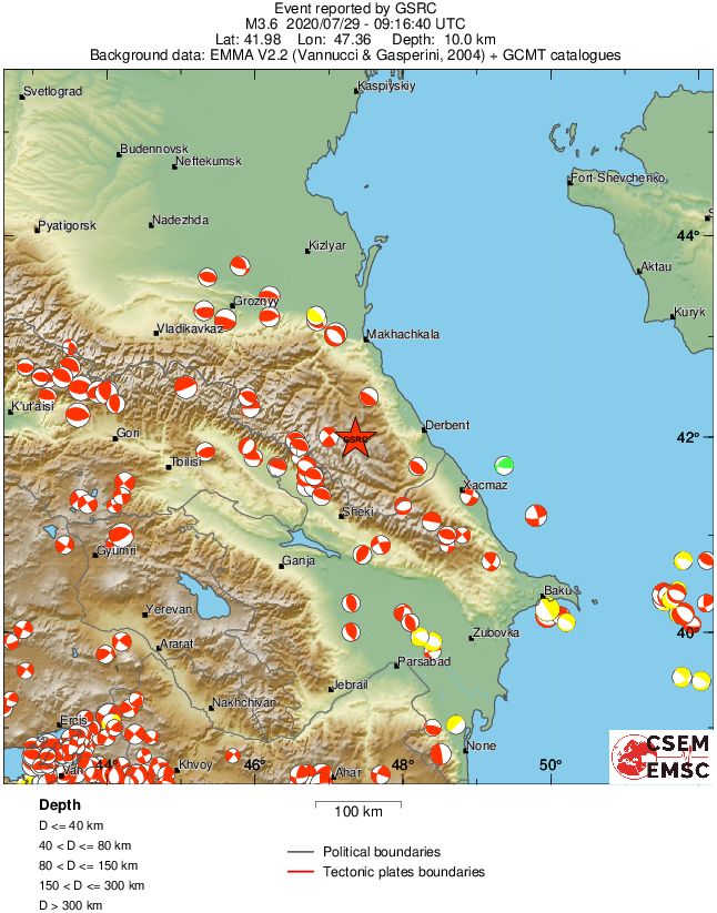 Regional moment Tensor