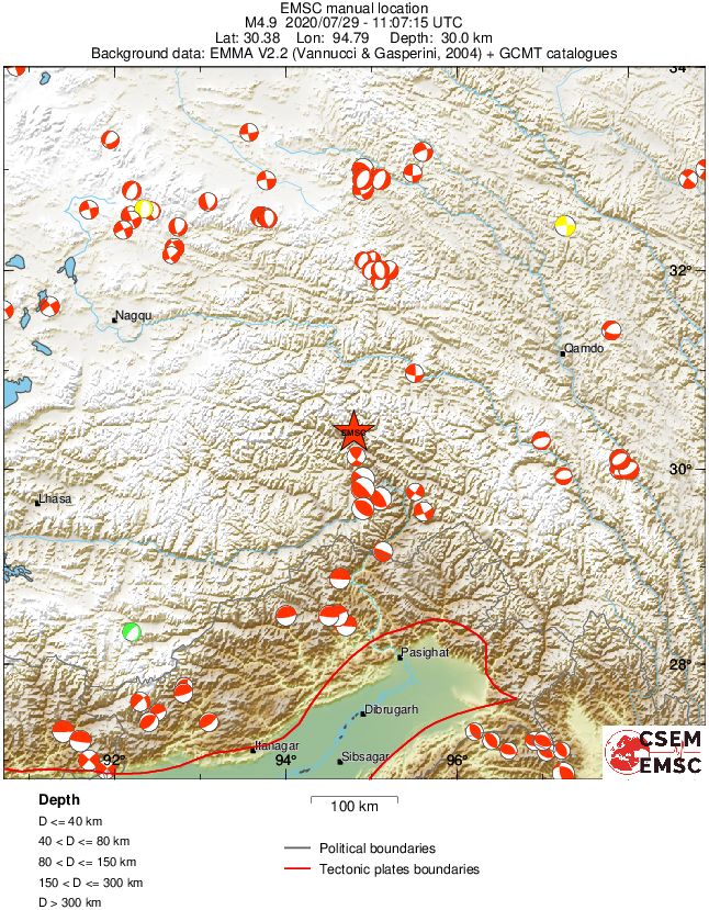 Regional moment Tensor