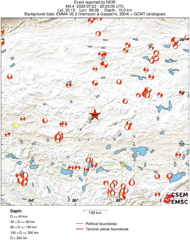 Regional moment Tensor