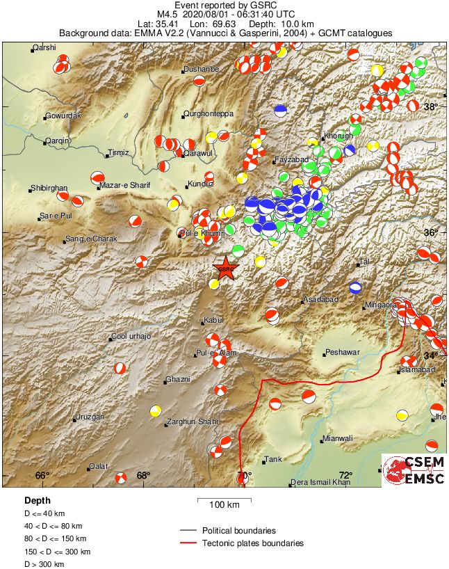 Regional moment Tensor