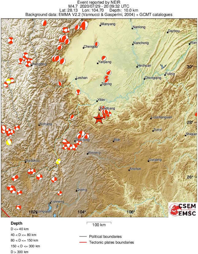 Regional moment Tensor