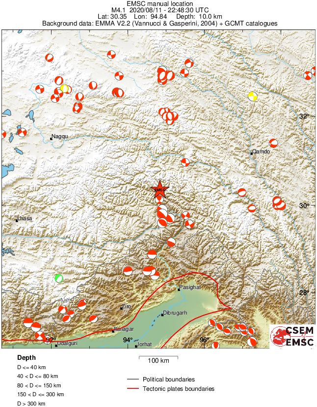 Regional moment Tensor