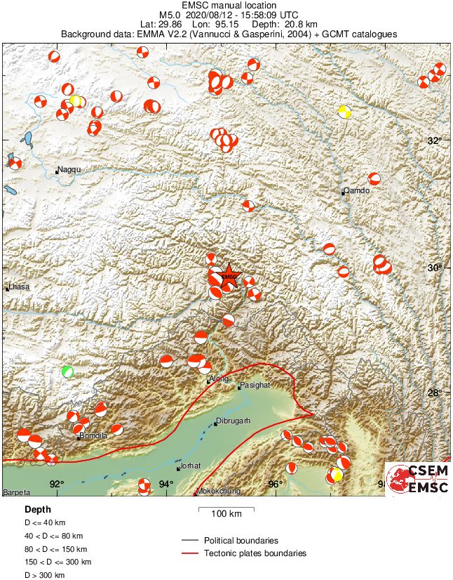 Regional moment Tensor