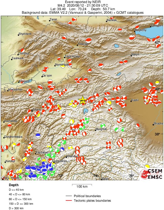 Regional moment Tensor