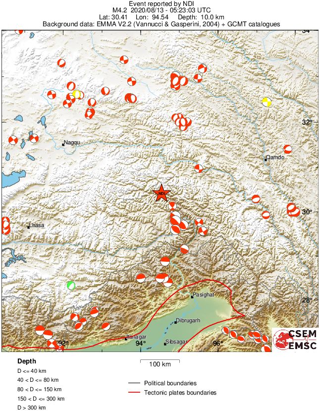 Regional moment Tensor