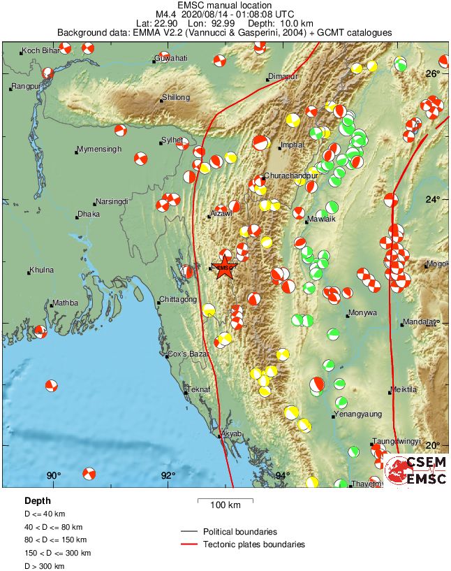 Regional moment Tensor