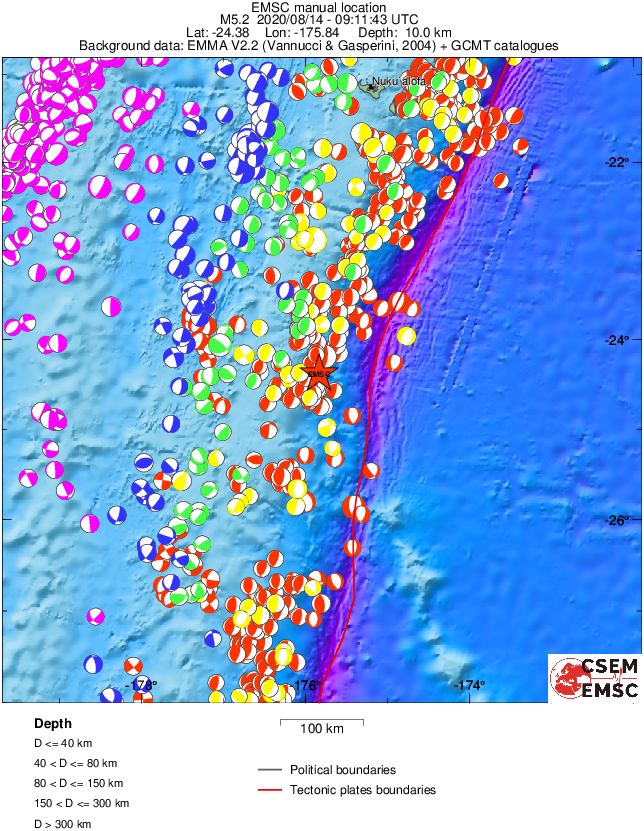 Regional moment Tensor
