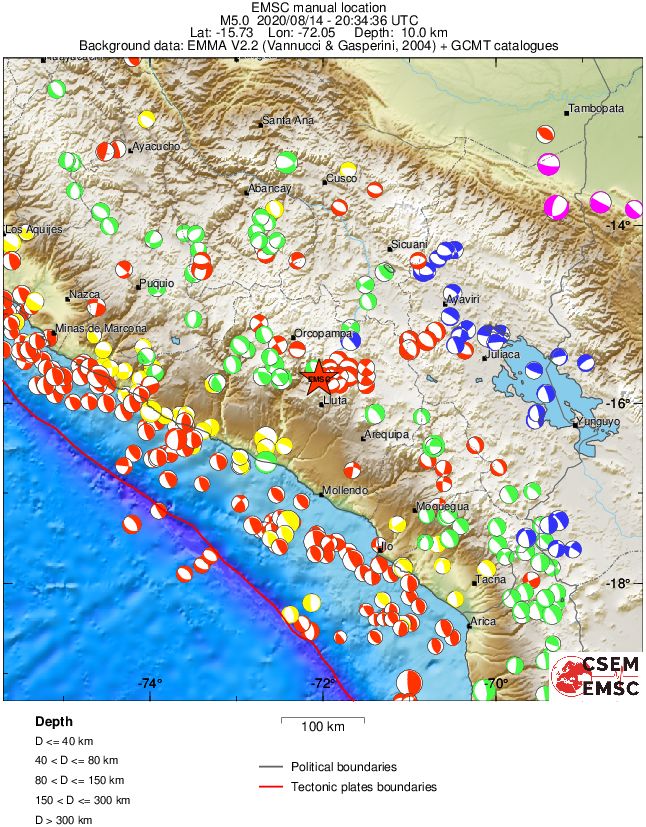 Regional moment Tensor
