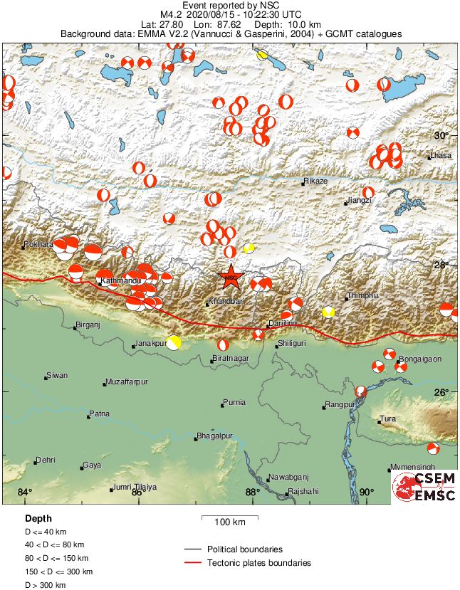 Regional moment Tensor