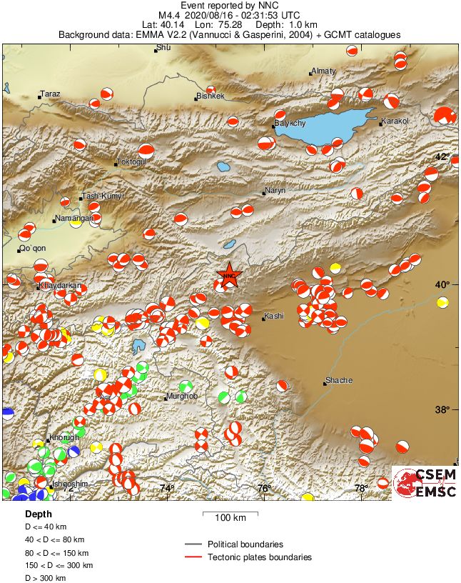 Regional moment Tensor