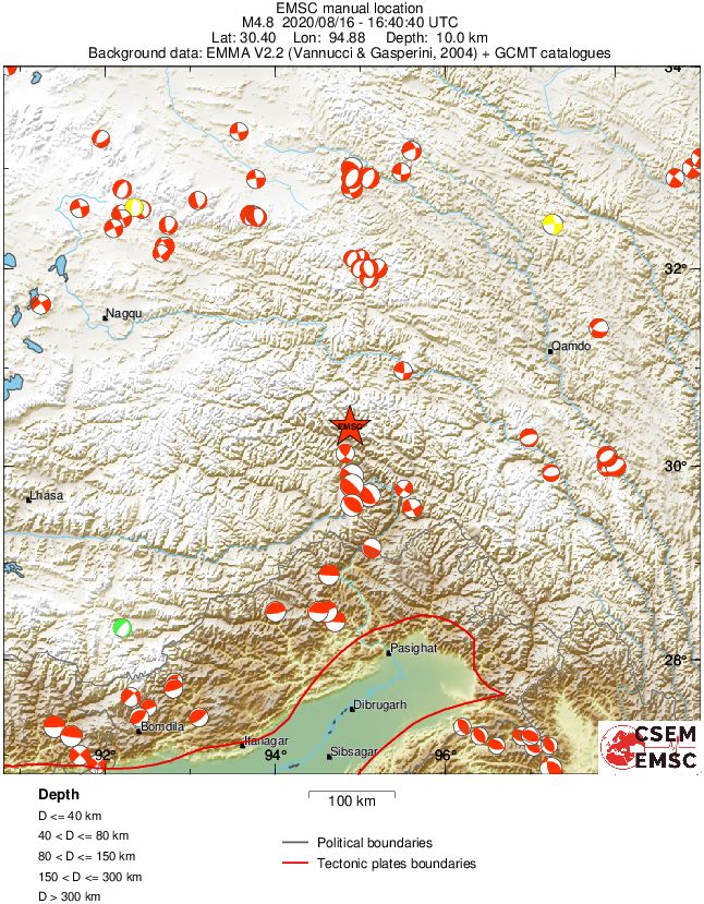 Regional moment Tensor