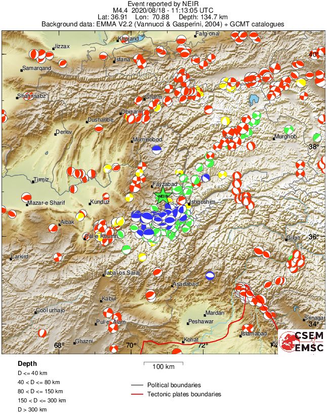 Regional moment Tensor