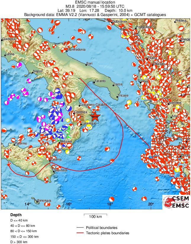 Regional moment Tensor