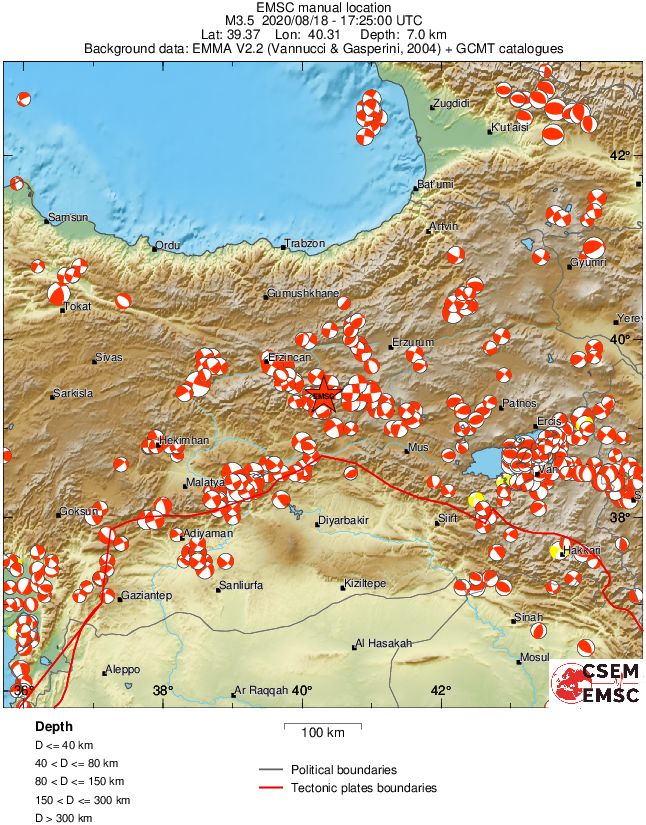 Regional moment Tensor