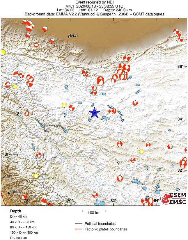 Regional moment Tensor