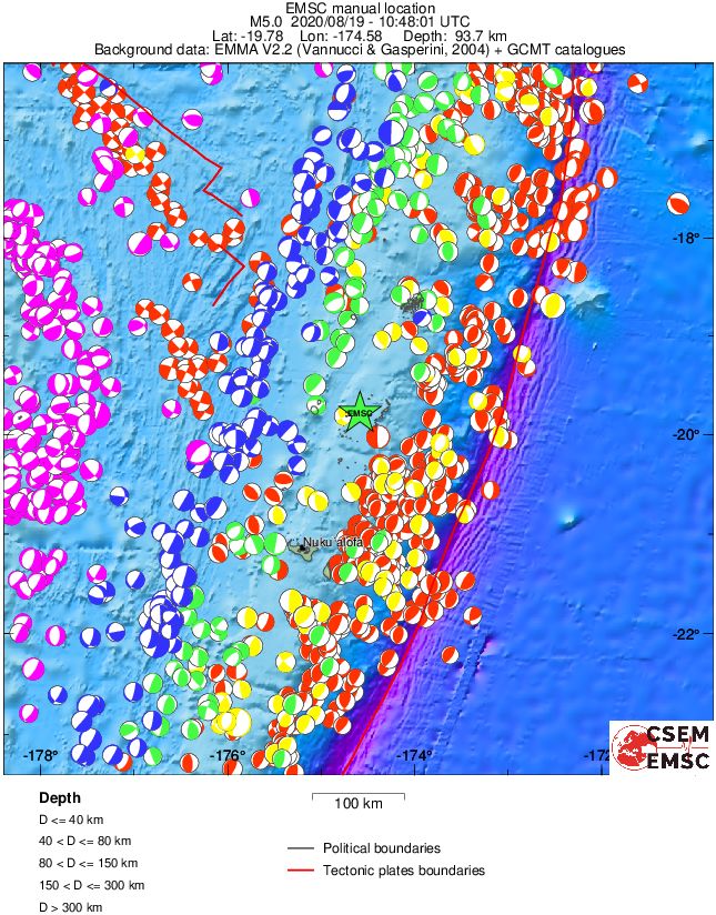 Regional moment Tensor