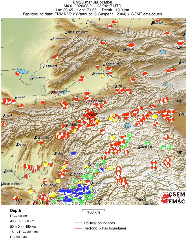 Regional moment Tensor