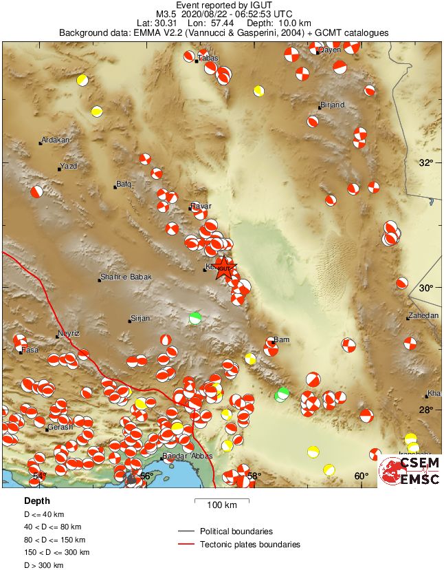 Regional moment Tensor