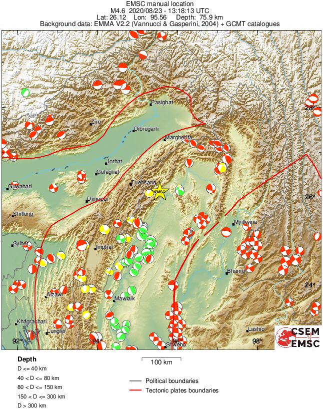 Regional moment Tensor