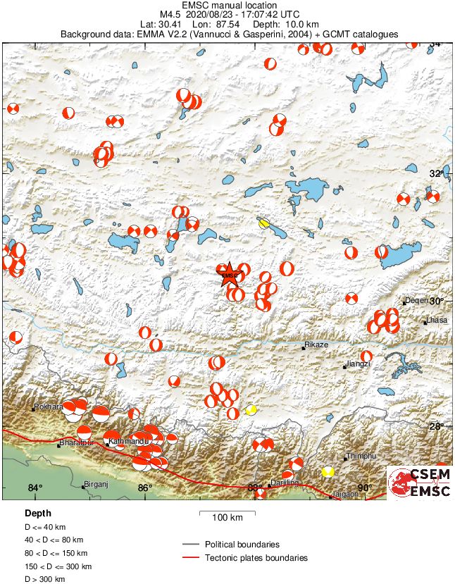Regional moment Tensor