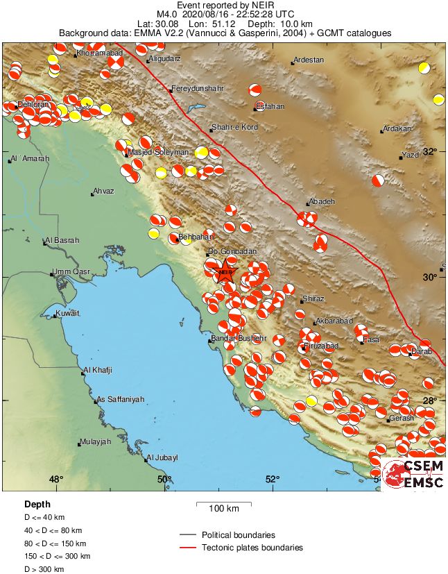 Regional moment Tensor