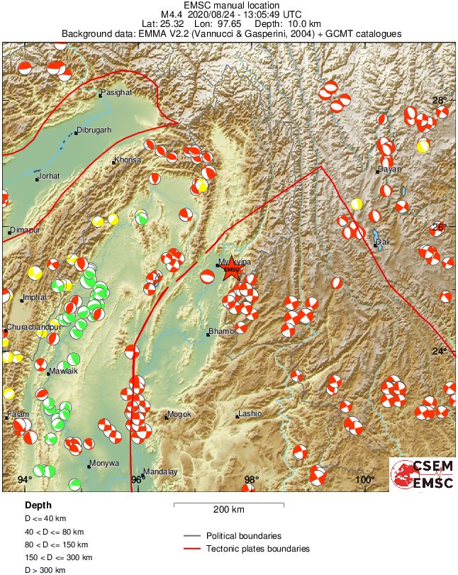 Regional moment Tensor