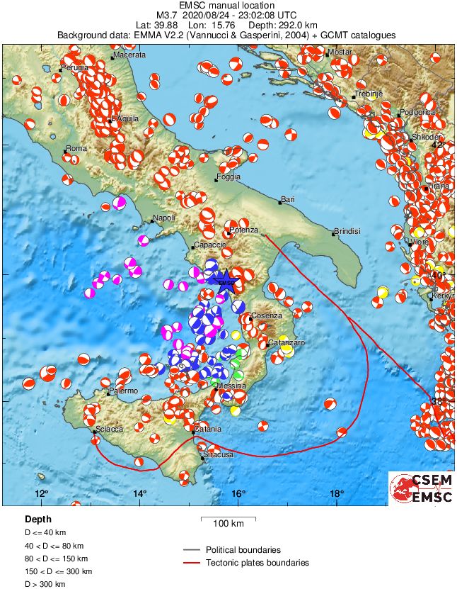 Regional moment Tensor