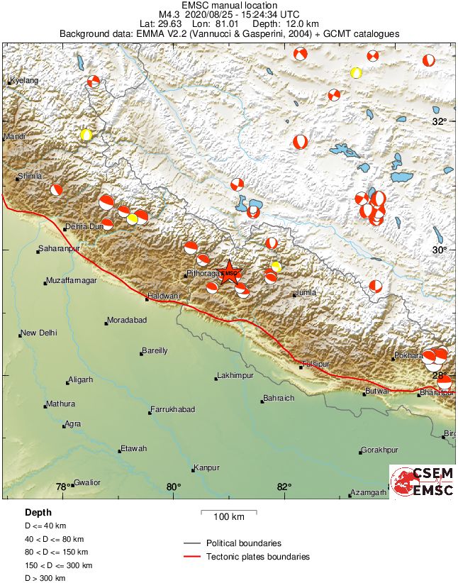 Regional moment Tensor