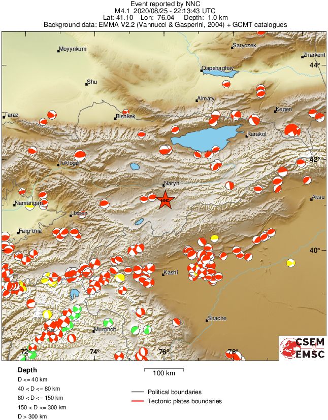Regional moment Tensor