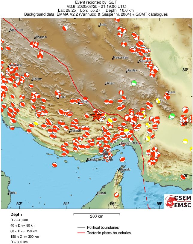 Regional moment Tensor
