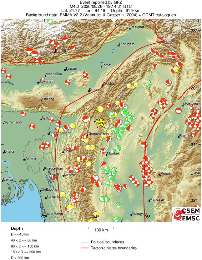 Regional moment Tensor