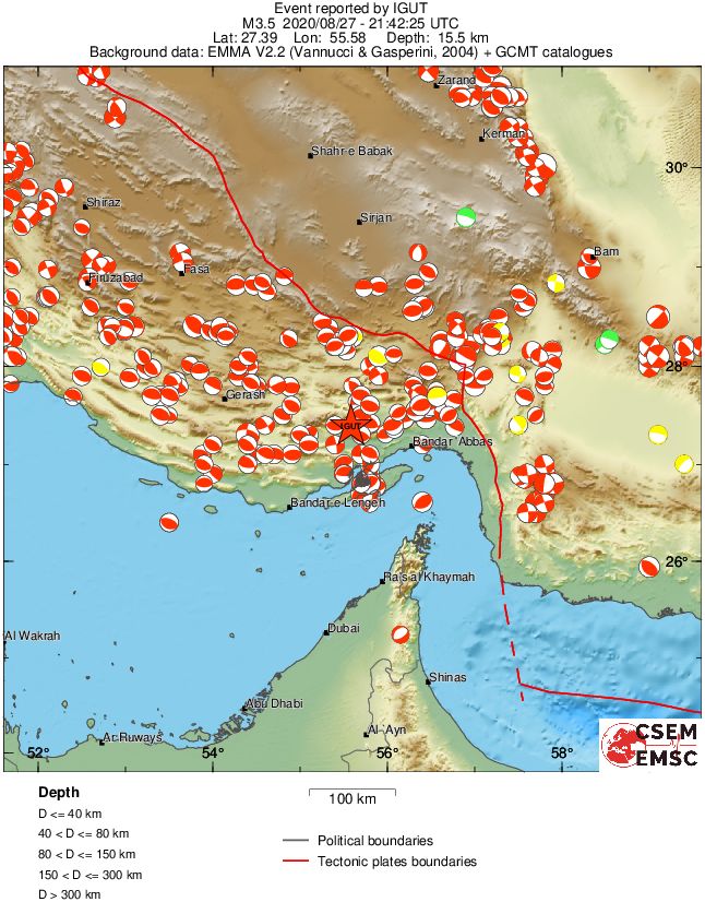 Regional moment Tensor