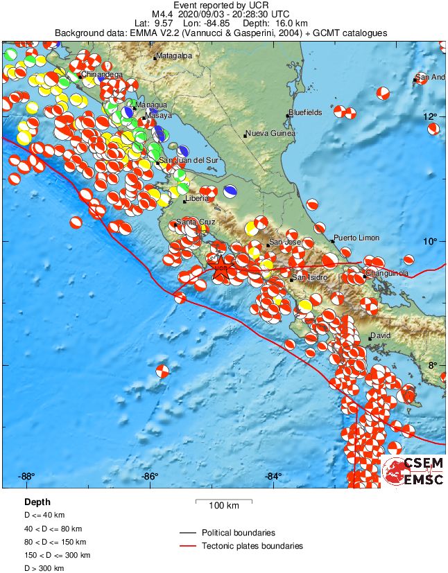 Regional moment Tensor