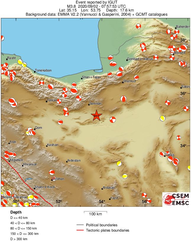 Regional moment Tensor