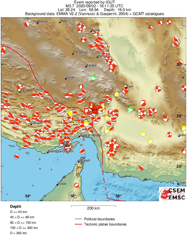 Regional moment Tensor